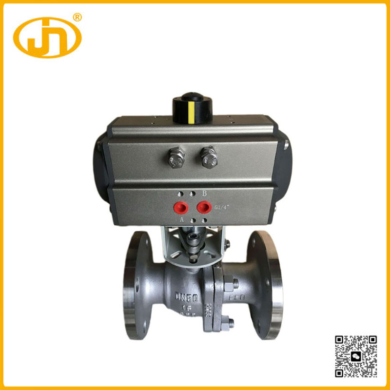 AT双作用/单作用气动法兰球阀